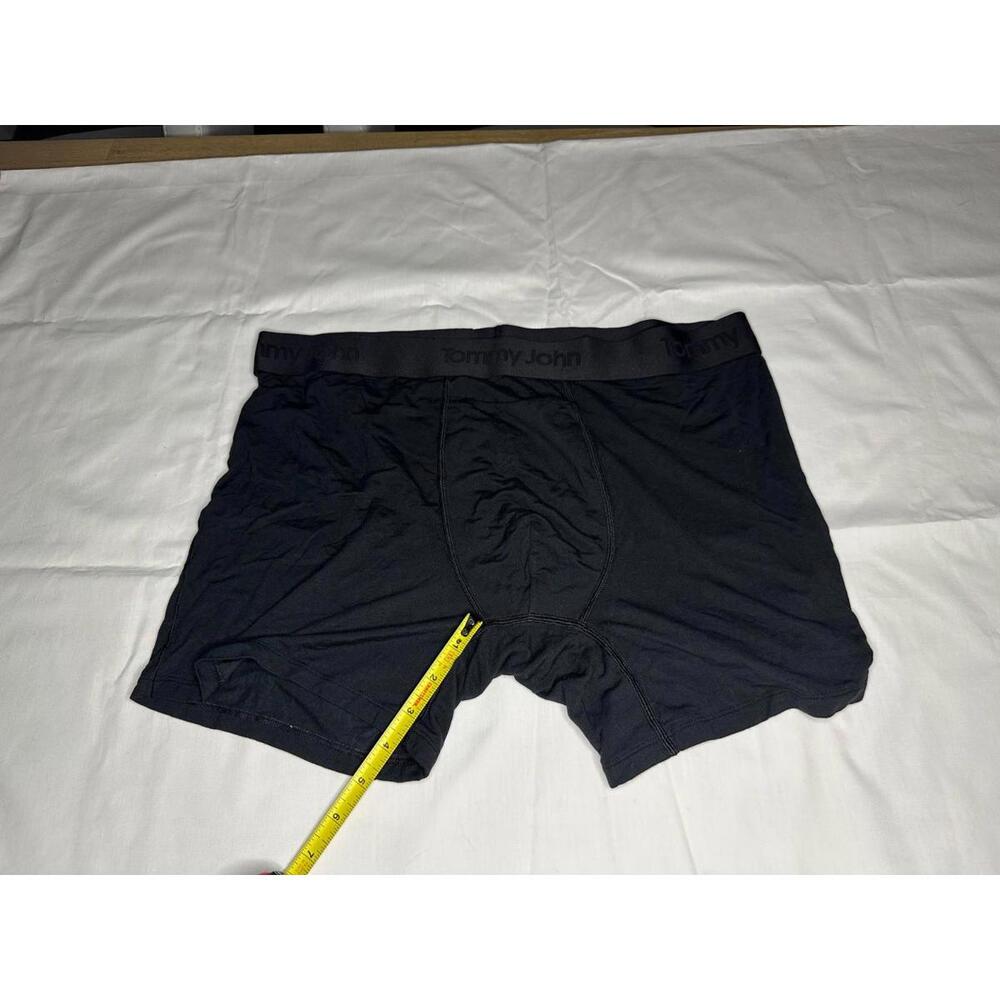 Tommy John Second Skin Boxer Brief Black Modal Size XL , 4" inseam